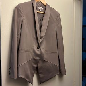 Gray Nicole Richie blazer